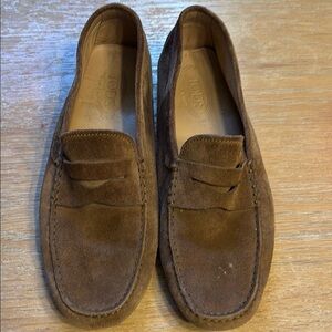 Brown Suede Loafers